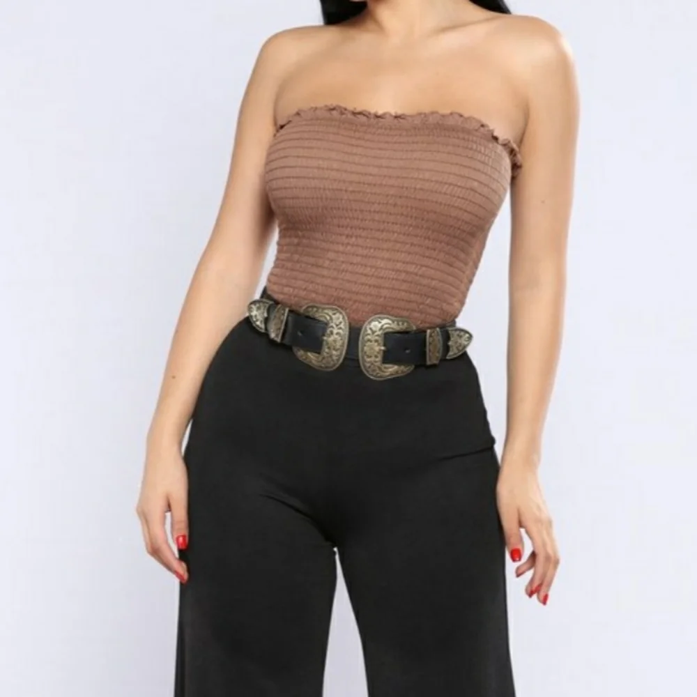 Double Buckle Belt w/ Chains - NWT